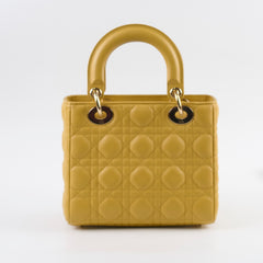 Christian Dior Small Lady Dior ABC Mustard