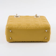 Christian Dior Small Lady Dior ABC Mustard