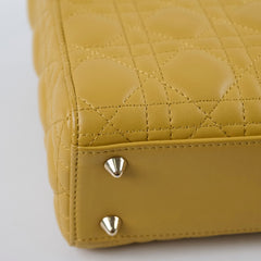 Christian Dior Small Lady Dior ABC Mustard