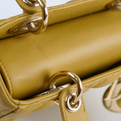 Christian Dior Small Lady Dior ABC Mustard