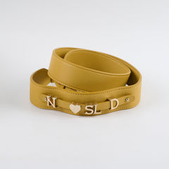 Christian Dior Small Lady Dior ABC Mustard