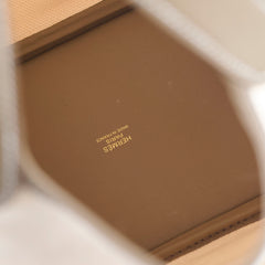 Hermes 18 Cargo Picotin Ecru/Etoupe  W Stamp