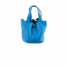 Hermes Picotin 22 Blue Clemence - X Stamp
