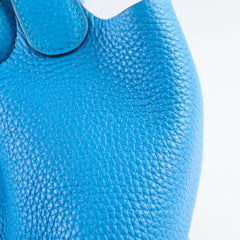 Hermes Picotin 22 Blue Clemence - X Stamp