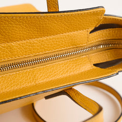 Gucci Swing Leather Tote Yellow