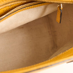 Gucci Swing Leather Tote Yellow