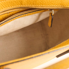 Gucci Swing Leather Tote Yellow