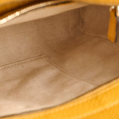 Gucci Swing Leather Tote Yellow