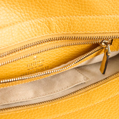 Gucci Swing Leather Tote Yellow