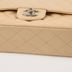 Chanel Classic Flap Medium/Large Caviar Beige