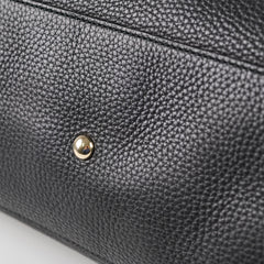 Gucci Bamboo Leather Shopper Tote Black