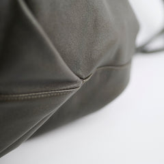 Saint Laurent Bucket Shoulder Bag Olive Green/Grey