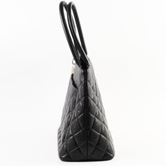 Chanel Caviar Medallion Tote Black