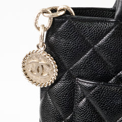 Chanel Caviar Medallion Tote Black