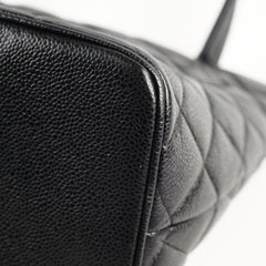 Chanel Caviar Medallion Tote Black