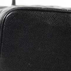Chanel Caviar Medallion Tote Black