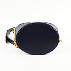 Chanel Boy 20B Lambskin Bucket Bag Navy 30 Series