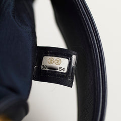 Chanel Boy 20B Lambskin Bucket Bag Navy 30 Series