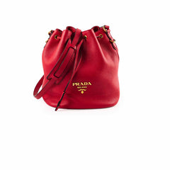 Prada Bucket Bag Red