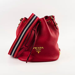 Prada Bucket Bag Red