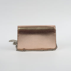 Gucci Super Mini Dionysus Metallic Cross Body Bag