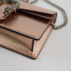 Gucci Super Mini Dionysus Metallic Cross Body Bag