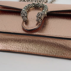 Gucci Super Mini Dionysus Metallic Cross Body Bag