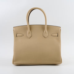 Birkin 30 Trench Togo GHW 2017 A stamp