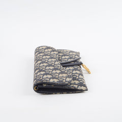 Christian Dior Oblique Saddle Wallet on Chain WOC