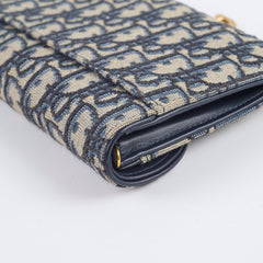 Christian Dior Oblique Saddle Wallet on Chain WOC