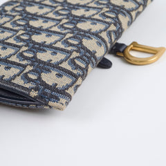 Christian Dior Oblique Saddle Wallet on Chain WOC