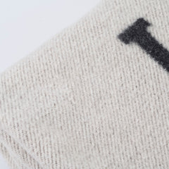 Hermes Avalon Blanket Noir/Grey Wool/Cashmere