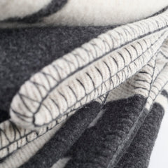 Hermes Avalon Blanket Noir/Grey Wool/Cashmere