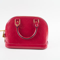 Louis Vuitton Alma BB Vernis Indian Rose Pink