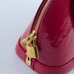 Louis Vuitton Alma BB Vernis Indian Rose Pink