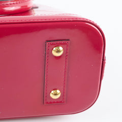 Louis Vuitton Alma BB Vernis Indian Rose Pink
