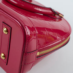 Louis Vuitton Alma BB Vernis Indian Rose Pink