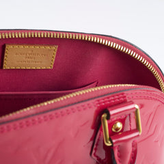 Louis Vuitton Alma BB Vernis Indian Rose Pink