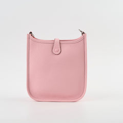 Hermes Mini Evelyn Pink Sakura W Stamp