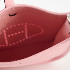 Hermes Mini Evelyn Pink Sakura W Stamp