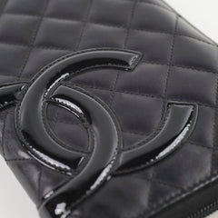Chanel Cambon Long Wallet Lambskin Black