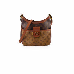 Louise Vuitton Dauphine Hobo PM Reverse Monogram Reverse