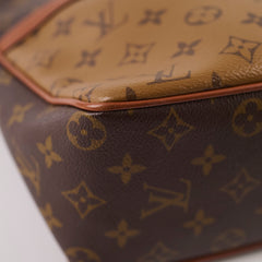 Louise Vuitton Dauphine Hobo PM Reverse Monogram Reverse