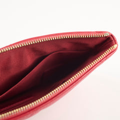 Chanel 19 Pouch Red Lambskin