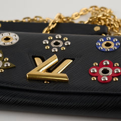 Louis Vuitton Epi Mechanical Flower Twist MM Black