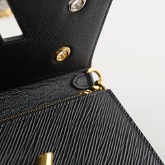 Louis Vuitton Epi Mechanical Flower Twist MM Black