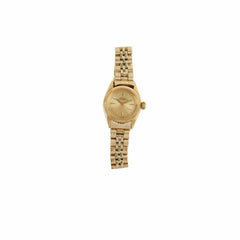 Rolex 26mm Vintage Oyster Perpetual 18k Gold Watch Circa 1960