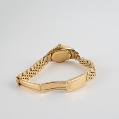 Rolex 26mm Vintage Oyster Perpetual 18k Gold Watch Circa 1960