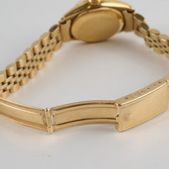 Rolex 26mm Vintage Oyster Perpetual 18k Gold Watch Circa 1960