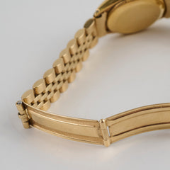 Rolex 26mm Vintage Oyster Perpetual 18k Gold Watch Circa 1960